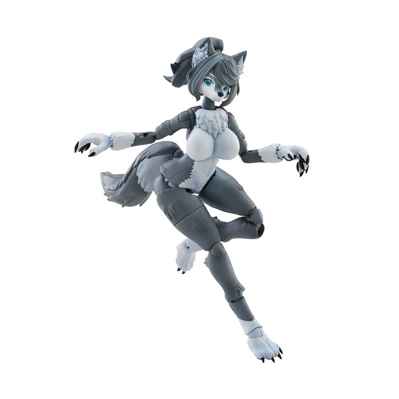 けもプラ KP-03R ハイイロオオカミ プラモデルの商品画像