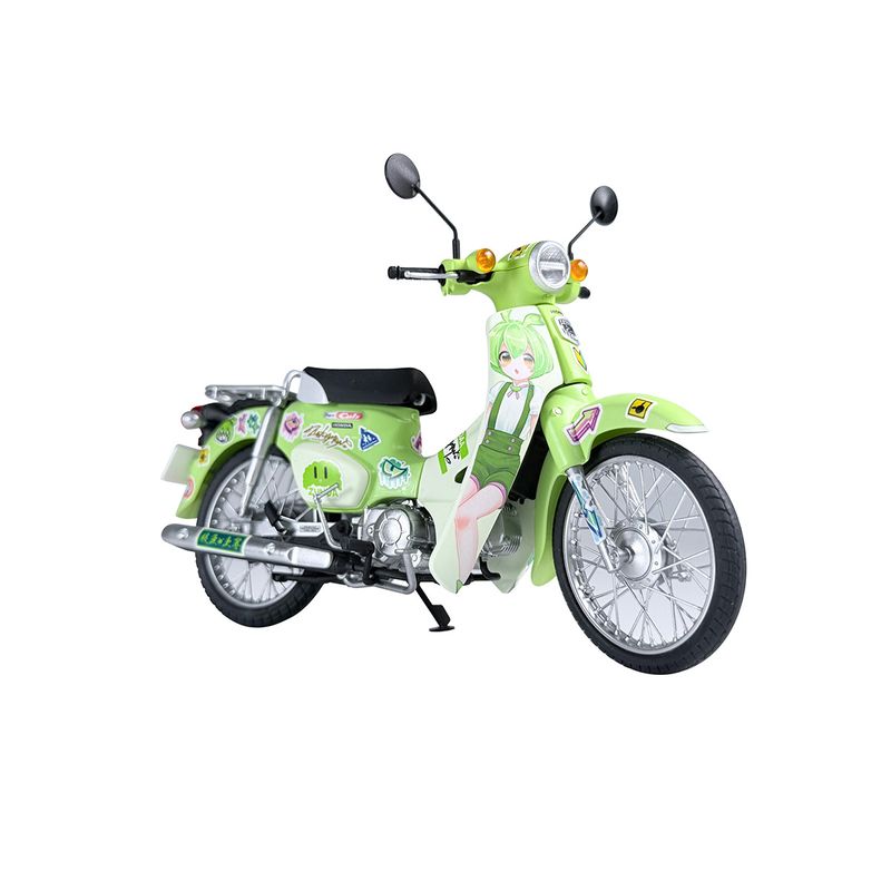 1/12 NEXT 東北ずん子・ずんだもんプロジェクト ホンダ スーパーカブ(ずんだもんEdition) プラモデルの商品画像