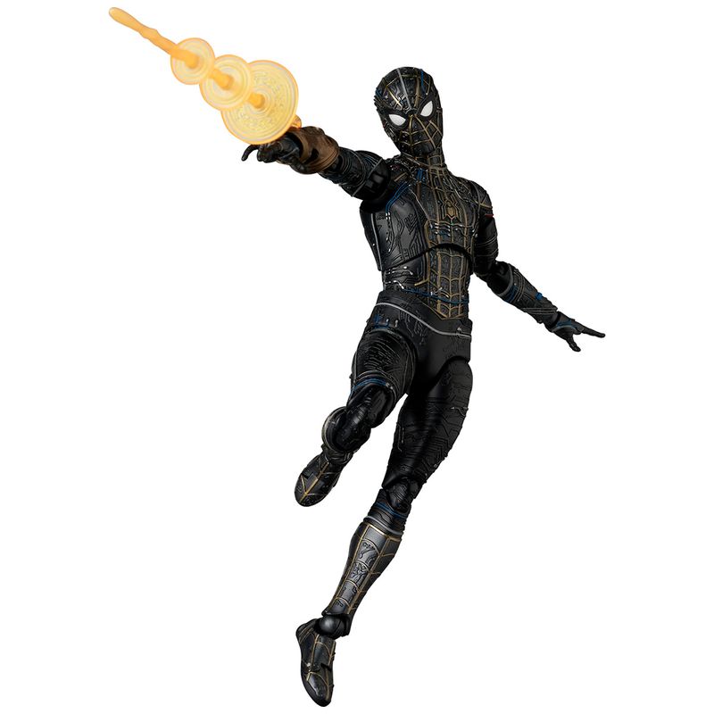 MAFEX SPIDER-MAN BLACK & GOLD SUIT 『スパイダーマン:ノー・ウェイ・ホーム』の商品画像