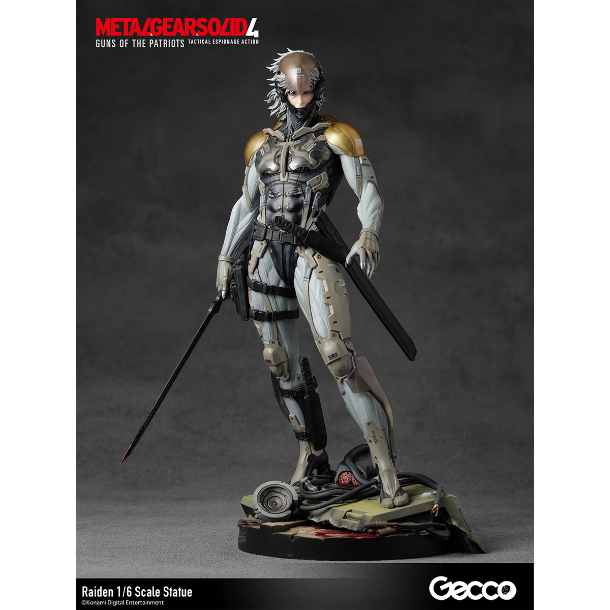 METAL GEAR SOLID 4 GUNS OF THE PATRIOTS 雷電 1/6スケールスタチュー 『メタルギアソリッド4 ガンズ・オブ・ザ・パトリオット』 《送料無料》 ＜銀行振込・前入金のみ＞