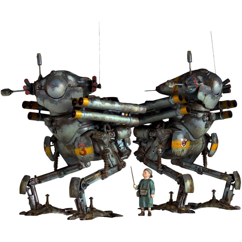 ARTPLA マシーネンクリーガー 陸戦ガンス（2機セット）＆エディ・アムゼル 『マシーネンクリーガー』の商品画像