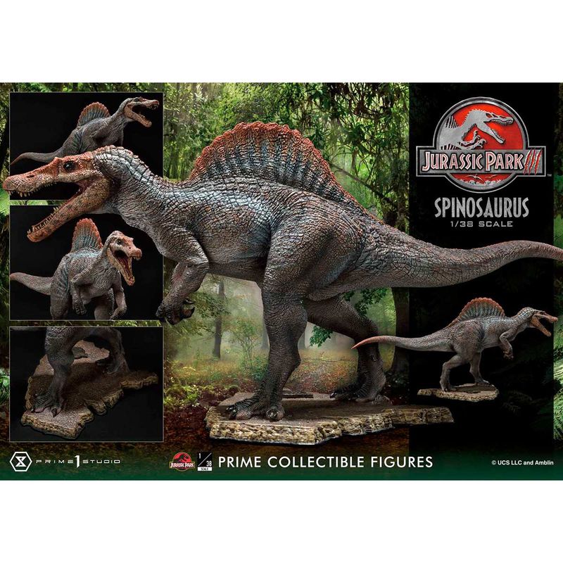 プライムコレクタブルフィギュア スピノサウルス 1/38 完成品フィギュア （再販） 『ジュラシック・パークIII』 《送料無料》 ＜銀行振込・前入金のみ＞の商品画像