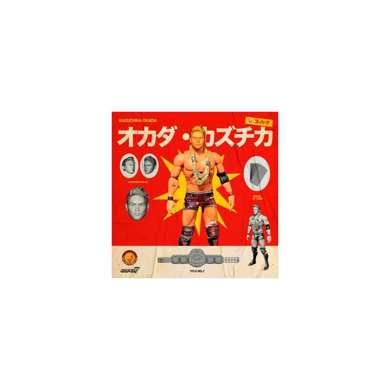 オカダカズチカ 7インチアクションフィギュアの商品画像