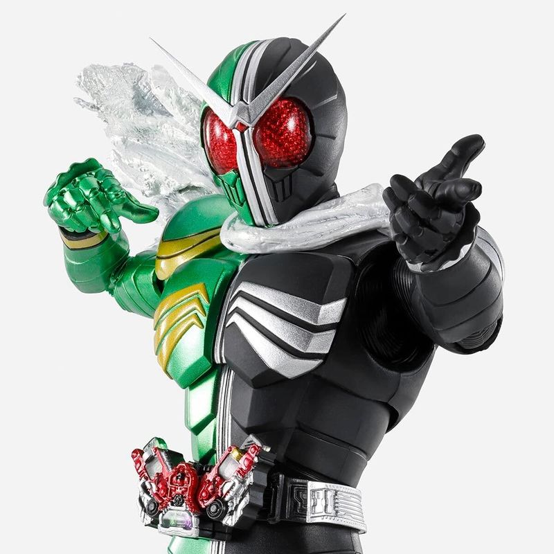 S.H.Figuarts(真骨彫製法) 仮面ライダーW サイクロンスカル (BD 劇場版『風都探偵仮面ライダースカルの肖像』スタンダードED付属版)の商品画像