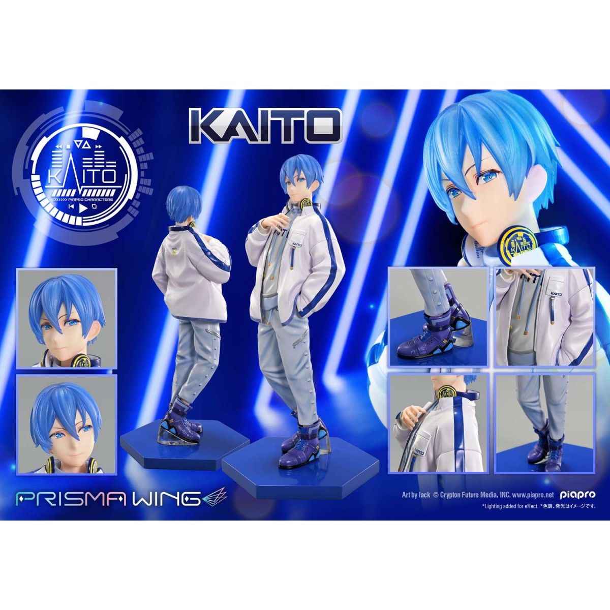 PRISMA WING ピアプロキャラクターズ KAITO “Art by lack” 1/7 スケール 完成品フィギュア 『VOCALOID』 《送料無料》