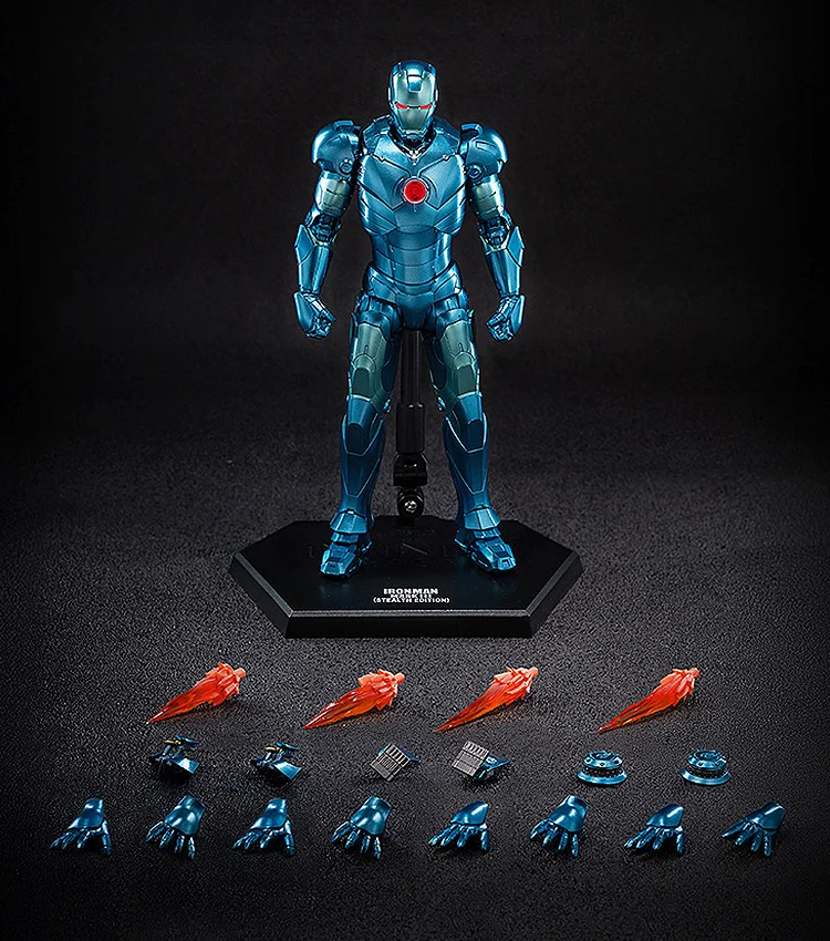 DLX Marvel Studios’ The Infinity Saga アイアンマン・マーク3(ステルス・エディション) 1/12 可動フィギュア 『アベンジャーズ』 《送料無料》