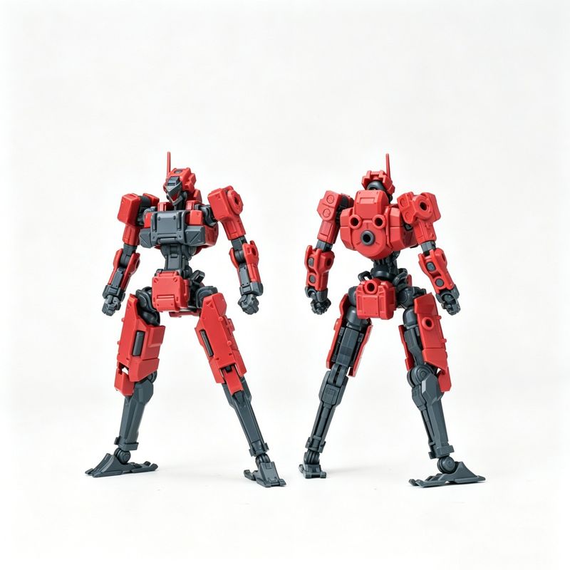 3 min projectシリーズ FENRIR(フェンリル) 1/18スケールプラスチックモデルキット(レッド)の商品画像