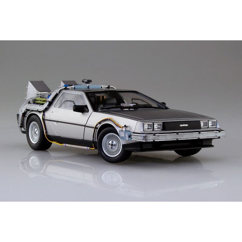 ムービーメカ 1/24 バック・トゥ・ザ・フューチャー PartⅠ タイムマシン フィギュア付き 『バック・トゥ・ザ・フューチャー』の商品画像