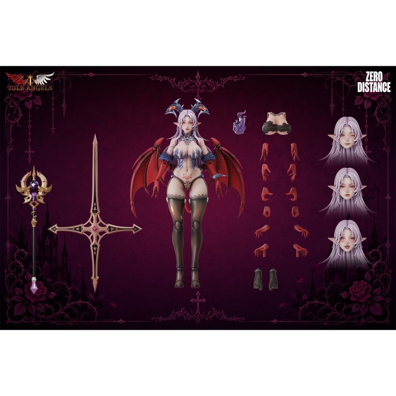 堕天使 ルシファー 1/12スケール可動フィギュア 豪華版の商品画像