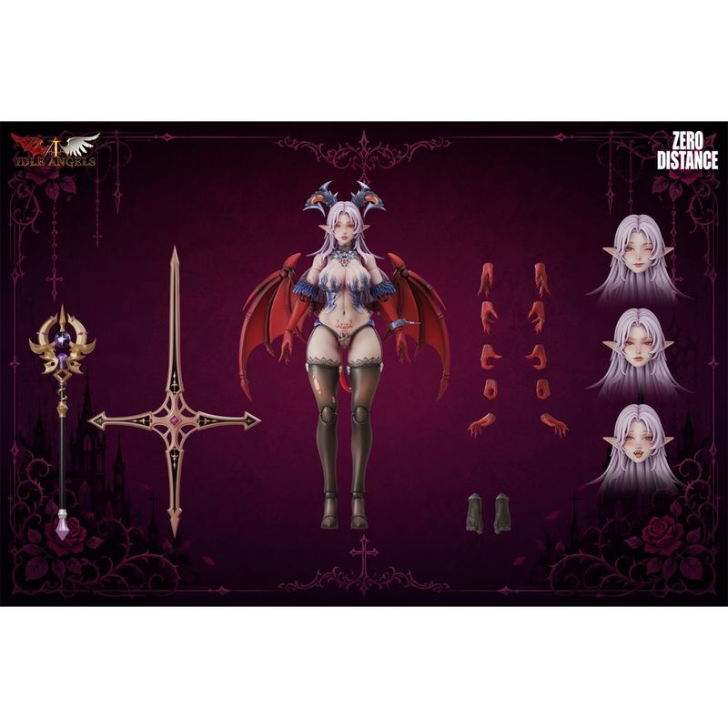堕天使 ルシファー 1/12スケール可動フィギュア 通常版の商品画像