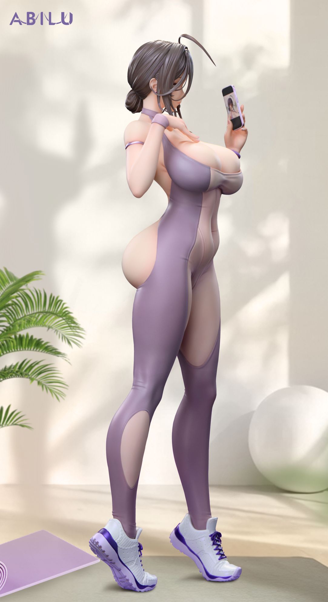 Molly(モリー)のお着替えタイム 京香 ヨガウェアVer. 1/4スケール塗装済完成品フィギュア 《送料無料》