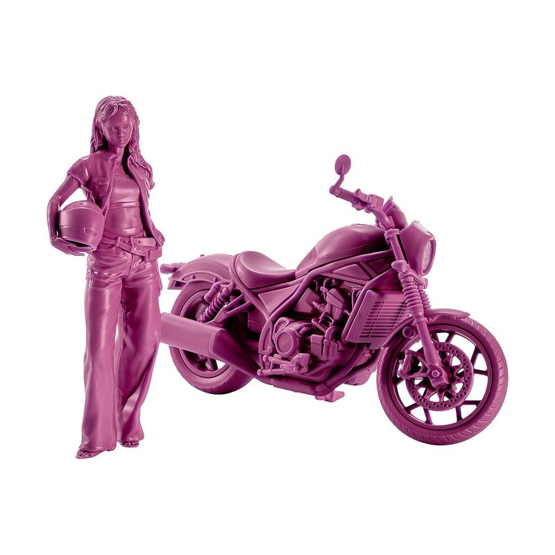 PLAMAX MF-101 Rider's portrait Honda Rebel 1100 ワインレッド 1/20 プラモデルの商品画像