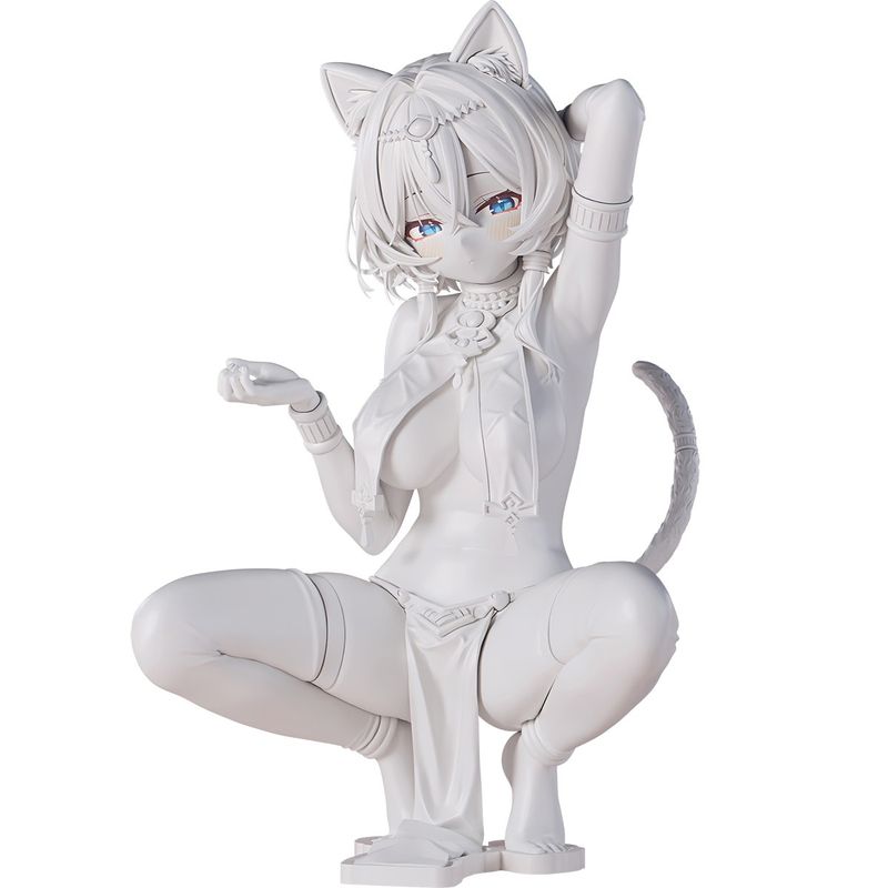 褐色猫娘 マウ 1/6 未塗装出力品 ガレージキットの商品画像
