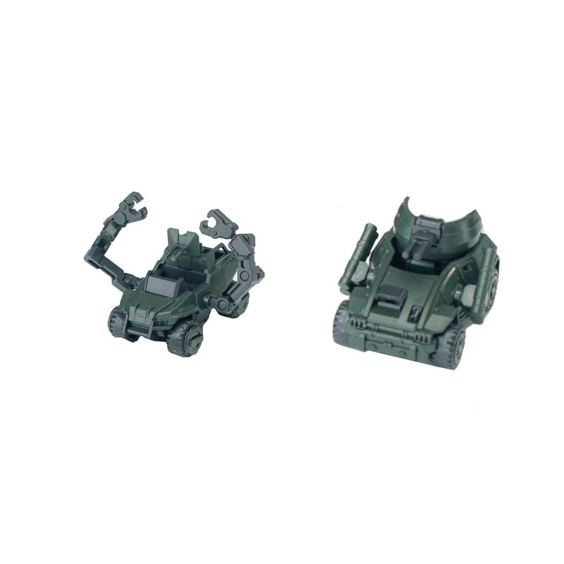 SHEIK MAINLAND 3 min projectシリーズ ヤマネコ戦闘車&ヤマアラシ戦闘車 1/18スケールプラスチックモデルキット(グリーン)の商品画像