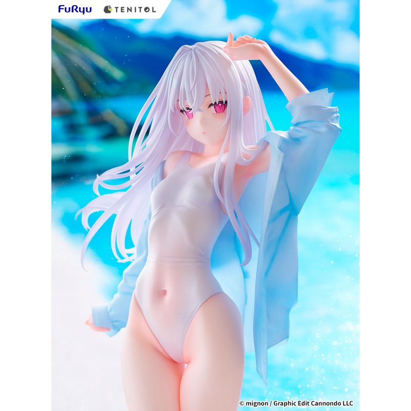 MIGNON WORKS TENITOL TALL shiro Swimsuit ver. 完成品フィギュア 《送料無料》の商品画像