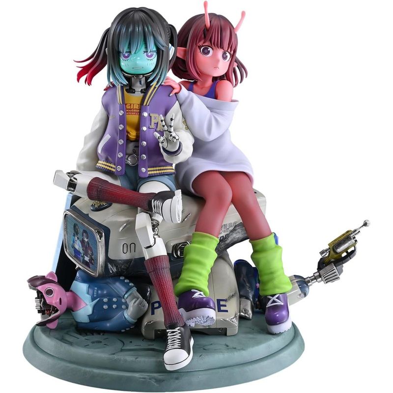 アニメ「銀河特急 ミルキー☆サブウェイ」チハル＆マキナ 完成品フィギュア 『銀河特急 ミルキー☆サブウェイ』 《送料無料》の商品画像