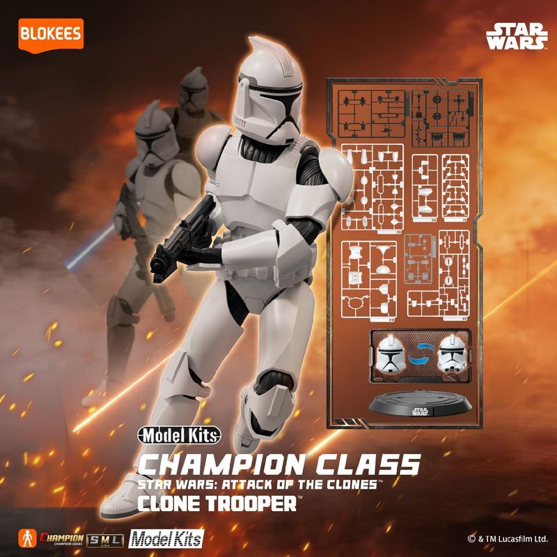 スター・ウォーズ CC07 クローン・トルーパー プラモデル 『スター・ウォーズ エピソード2/クローンの攻撃』の商品画像