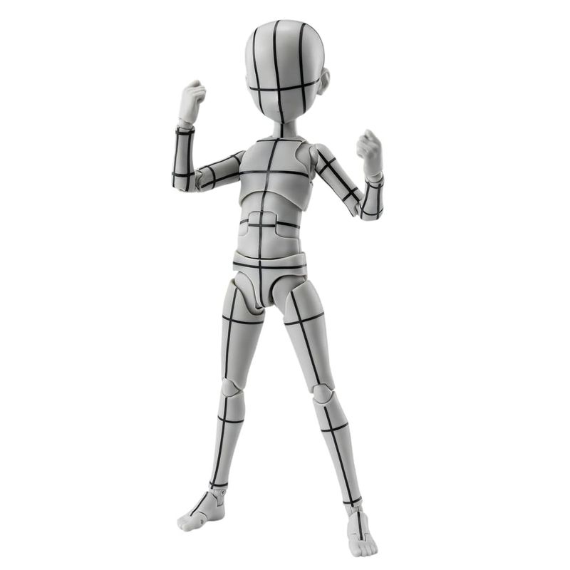 S.H.Figuarts ボディくん -杉森建- Edition-ワイヤーフレーム-(Gray Color Ver.)の商品画像