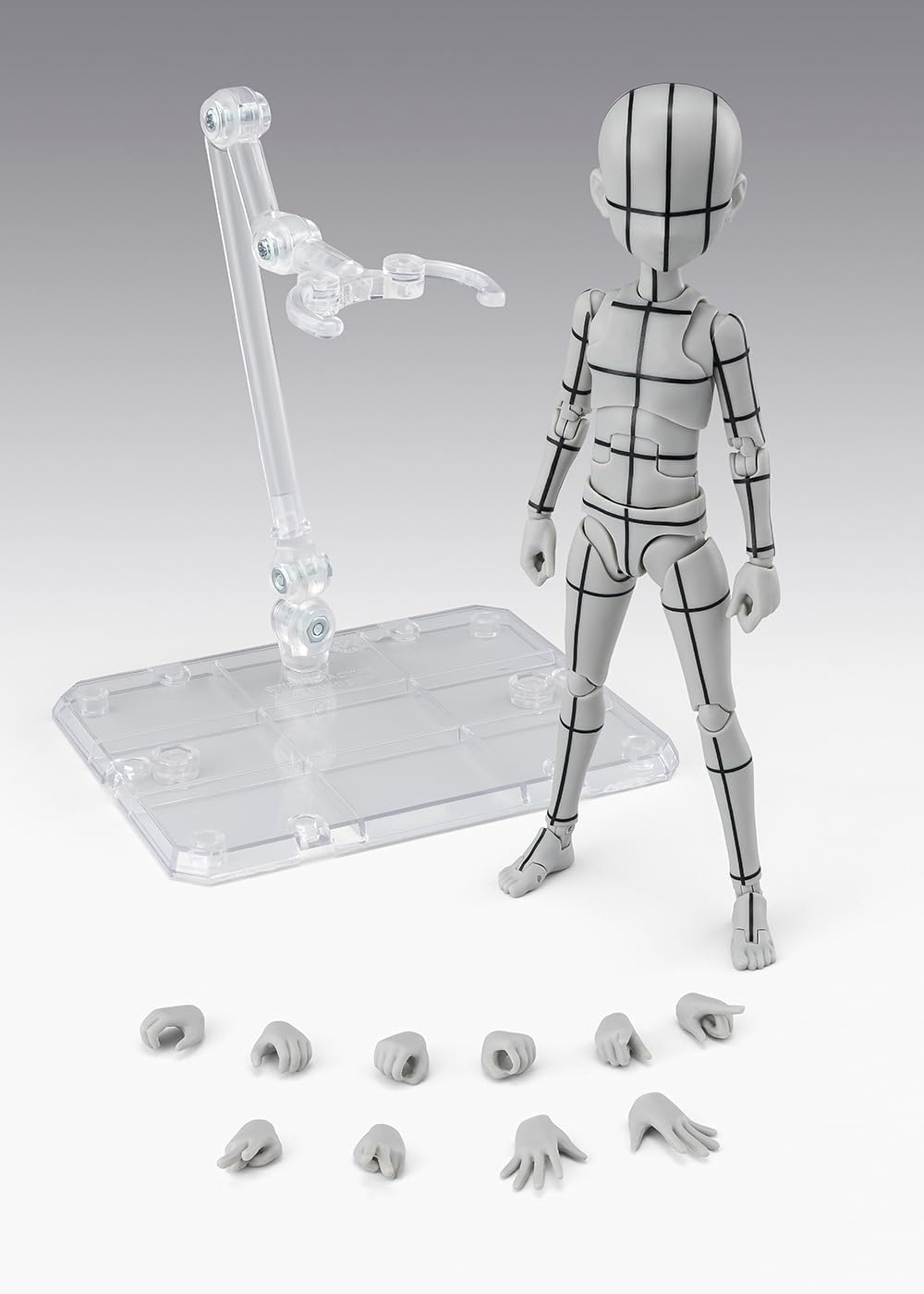 S.H.Figuarts ボディくん -杉森建- Edition-ワイヤーフレーム-(Gray Color Ver.)