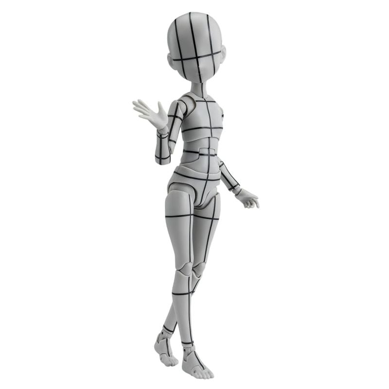 S.H.Figuarts ボディちゃん -杉森建- Edition-ワイヤーフレーム-(Gray Color Ver.)の商品画像
