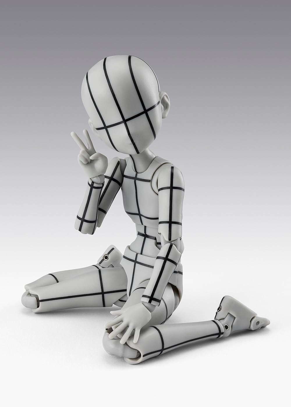 S.H.Figuarts ボディちゃん -杉森建- Edition-ワイヤーフレーム-(Gray Color Ver.)