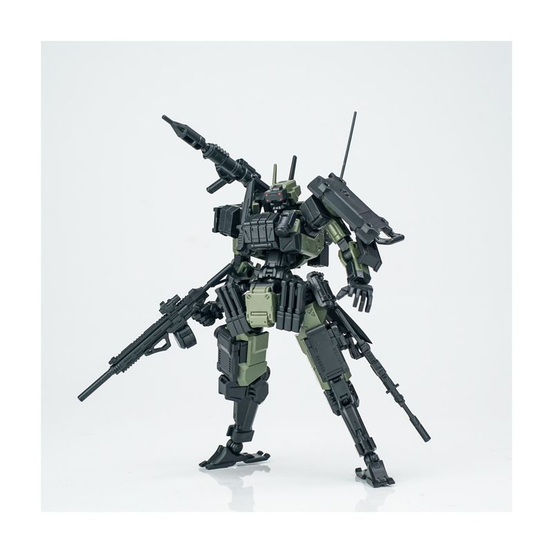 3 min project(スリーミニッツプロジェクト)シリーズ FENRIR(フェンリル)突撃型 1/18スケールプラスチックモデルキット(グリーン)の商品画像