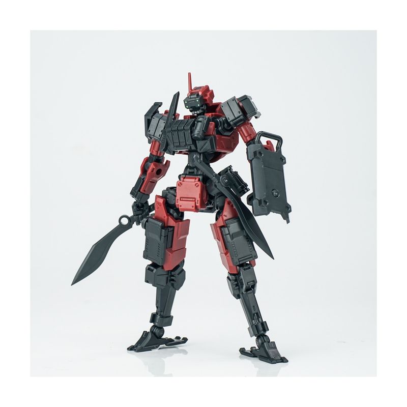 3 min project(スリーミニッツプロジェクト)シリーズ FENRIR(フェンリル)突撃型 1/18スケールプラスチックモデルキット(レッド)の商品画像