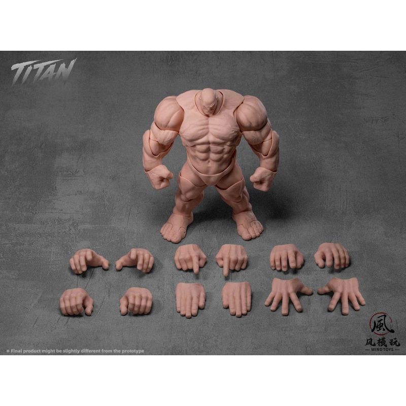 1/12スケール 可動フィギュア素体 タイタン FMW009 ノーマルの商品画像