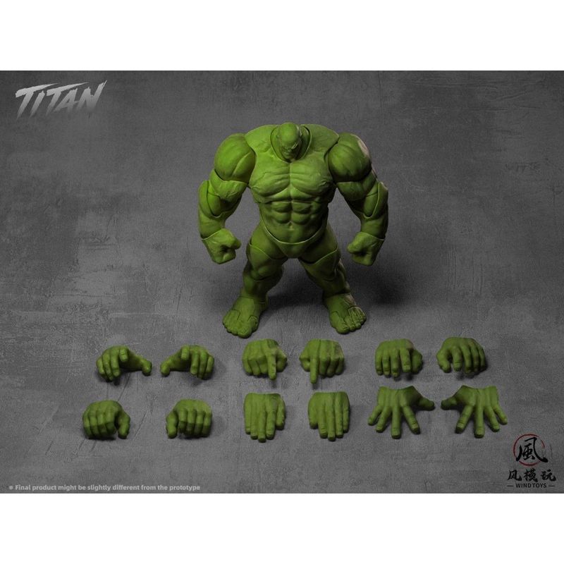 1/12スケール 可動フィギュア素体 タイタン FMW010 グリーンの商品画像