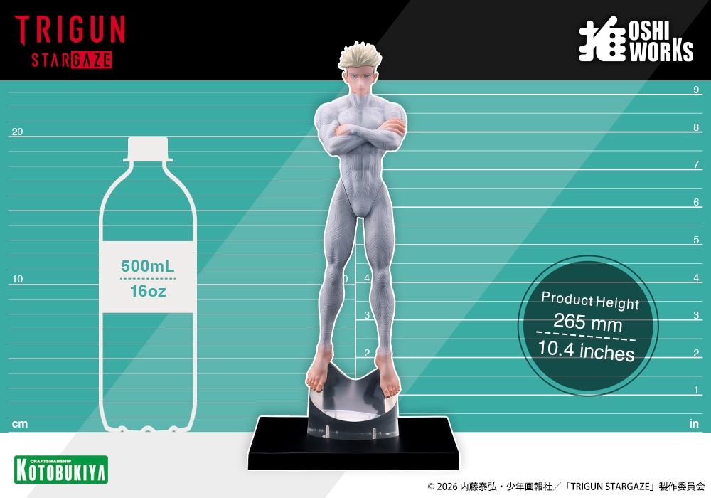 OSHI WORKS ミリオンズ・ナイヴズ TRIGUN STAMPEDE 1/8 完成品フィギュア 『トライガン』