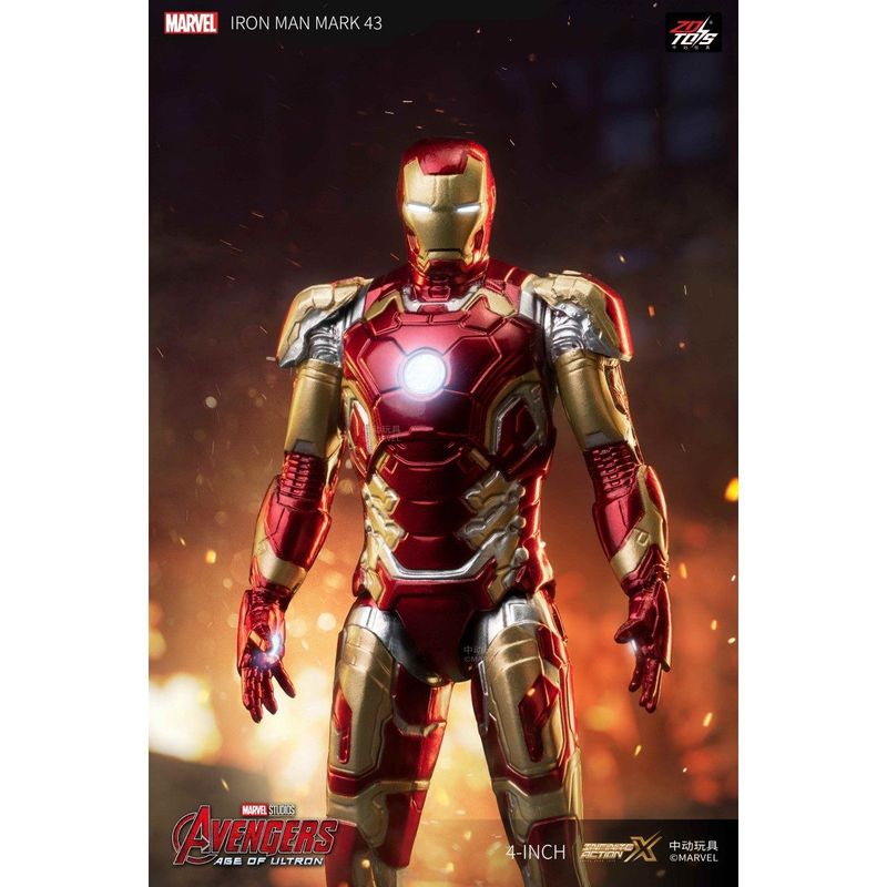 4インチ アイアンマン MK43 『アイアンマン』の商品画像