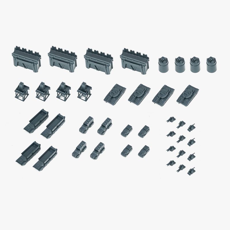 1/144スケール ジオラマセット タイプA グレーの商品画像