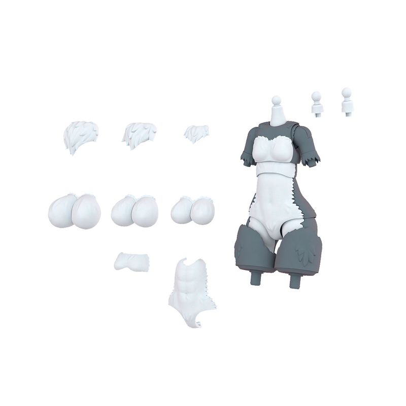 けもプラ KO-05RGW ボディパーツセット 01 [ハイイロオオカミカラー] プラモデルの商品画像