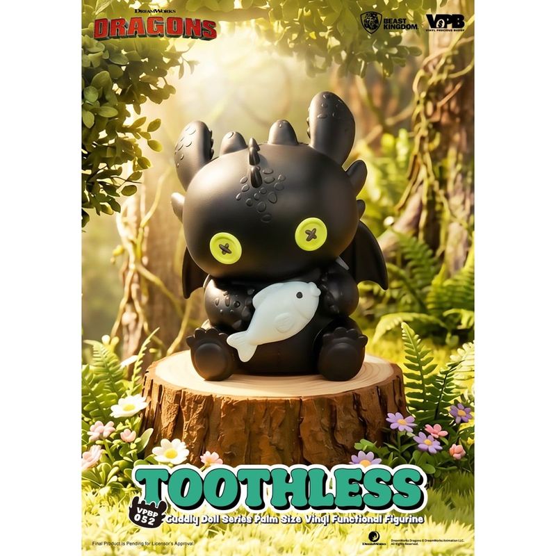 VPBP-052 カドリー・ドールシリーズ 手のひらサイズ ビニール製ファンクショナル・フィギュア:トゥース 『ヒックとドラゴン』の商品画像