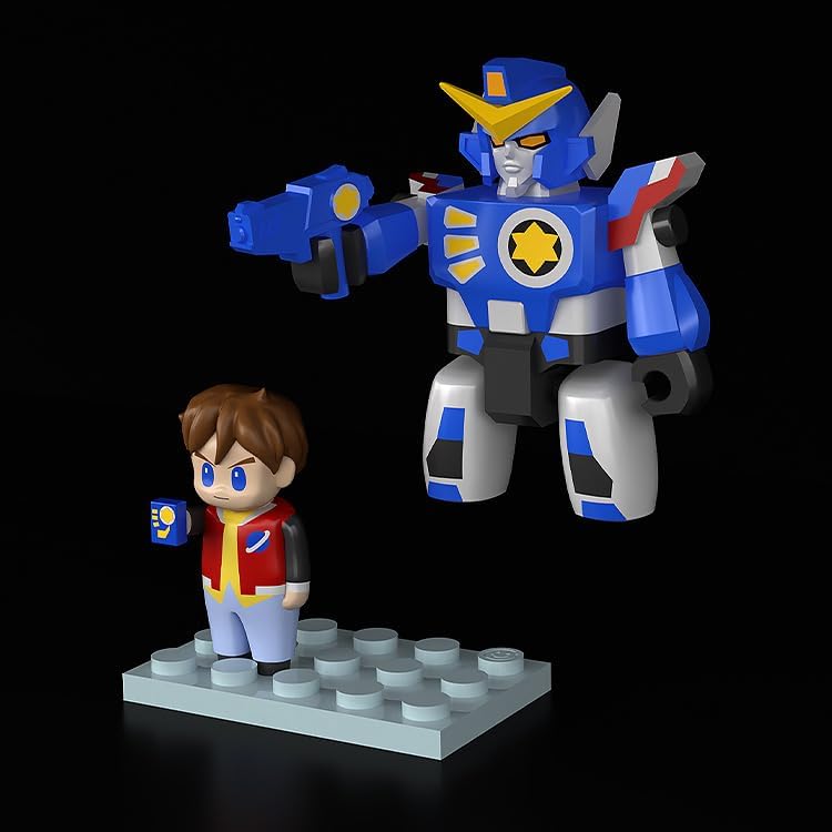 BRICKROID ダ・ガーン＆高杉星史セット 可動フィギュア 『伝説の勇者ダ・ガーン』