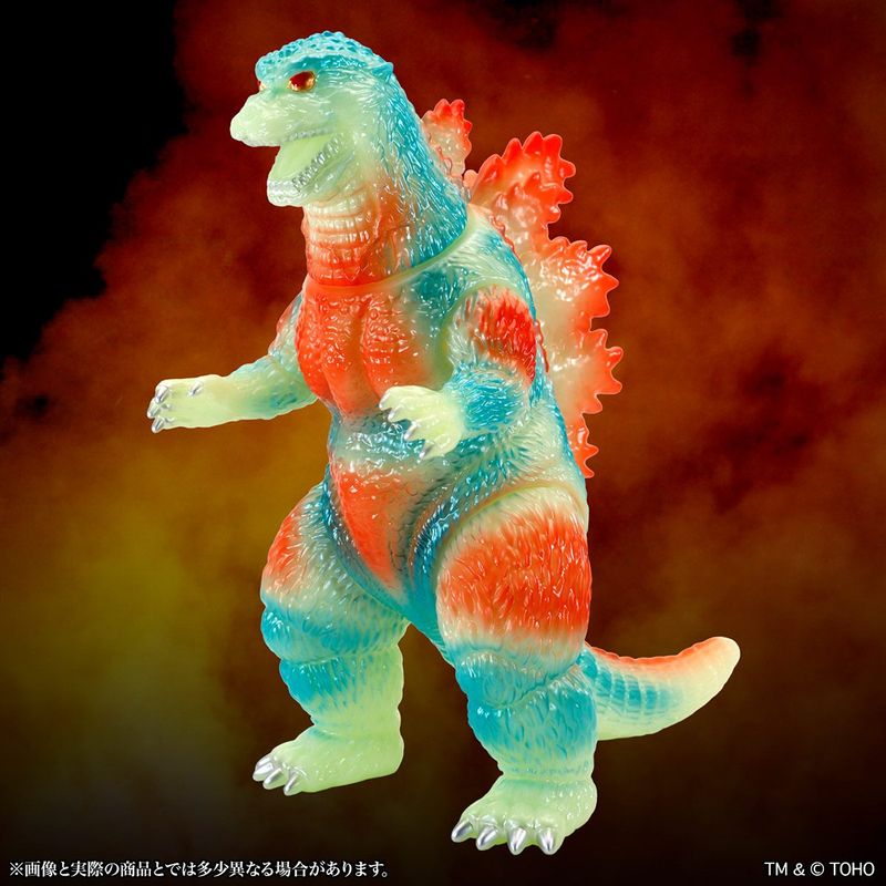 BIGレトロソフビシリーズ ゴジラ(1995)咆哮 ルミナス1200℃イメージ Ver. 『ゴジラvsデストロイア』 《送料無料》 ＜銀行振込・前入金のみ＞の商品画像