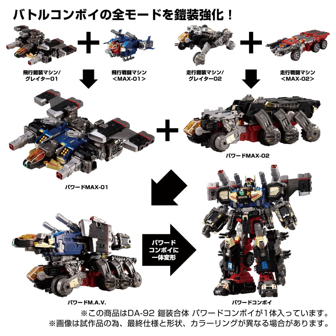 ダイアクロン DA-92 鎧装合体 パワードコンボイ - 完成品 | アキバの 
