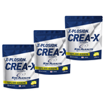 【3個セット】CREA-X(クレアエックス) クレアルカリン100% クレアチン204g/120回分 x 3個【レモン味】|クレアルカリン (クレアチン)