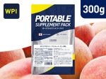 【ピーチ味 300g】WPI(アイソレート) 100%ナチュラルホエイプロテイン【お試し少量パック】|300g 少量パック|ホエイプロテイン WPI(アイソレート)