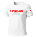 【ホワイトxレッド】X-PLOSION オリジナルTシャツ 5.0oz エクスプロージョン|ウェア|スポーツ用品(グッズ/ウェア)