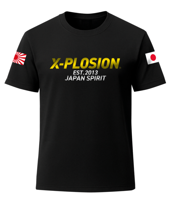 (両袖プリント)【ブラックxメタルカラー】X-PLOSION オリジナルTシャツ 5.0oz エクスプロージョン