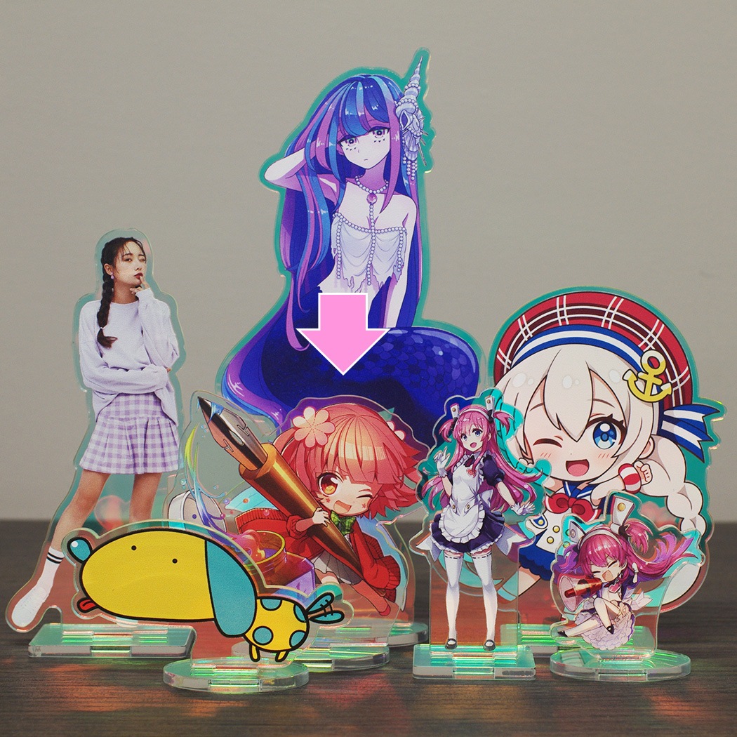 オーロラアクリルスタンド[70×70]
