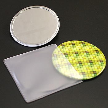 76mmカンバッジ★ミラータイプ