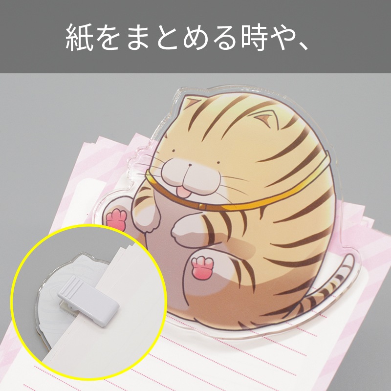 アクリルクリップバッジ[70×70]