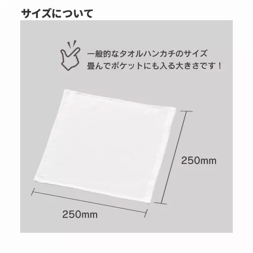 ［フルカラー印刷］ タオルハンカチ