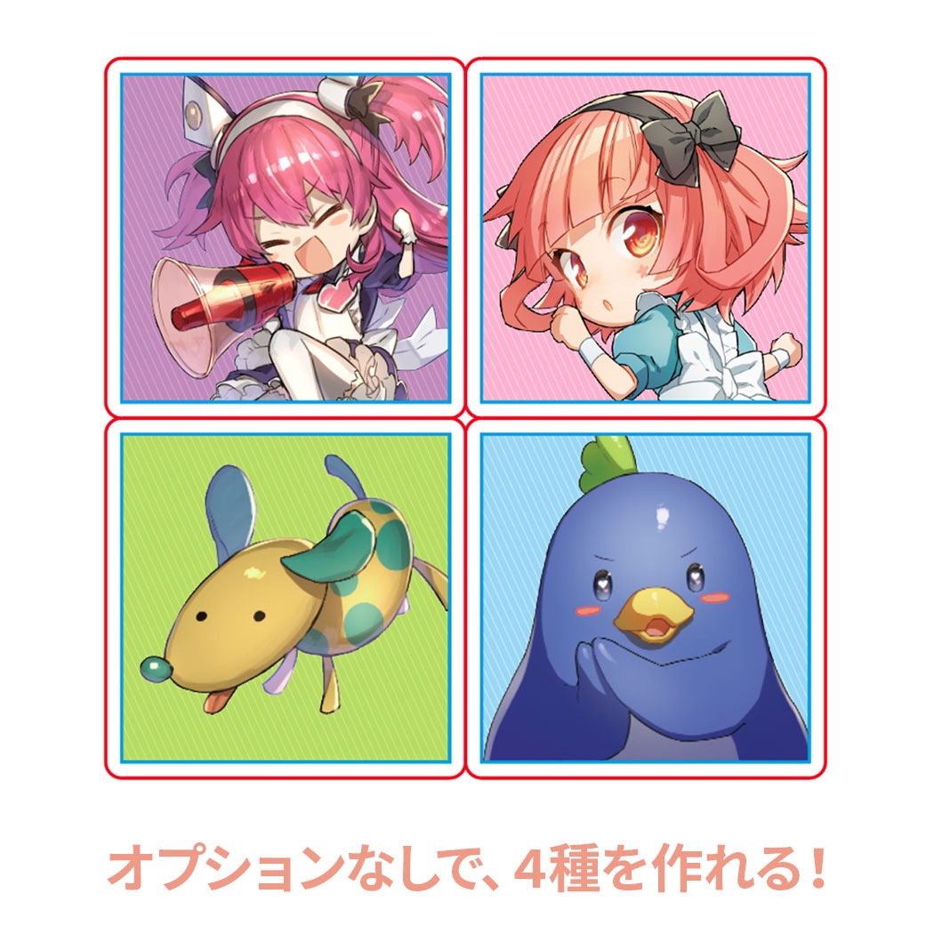 【夏コミ 特別商品】アクリルマグネット　45×45mm 4個セット