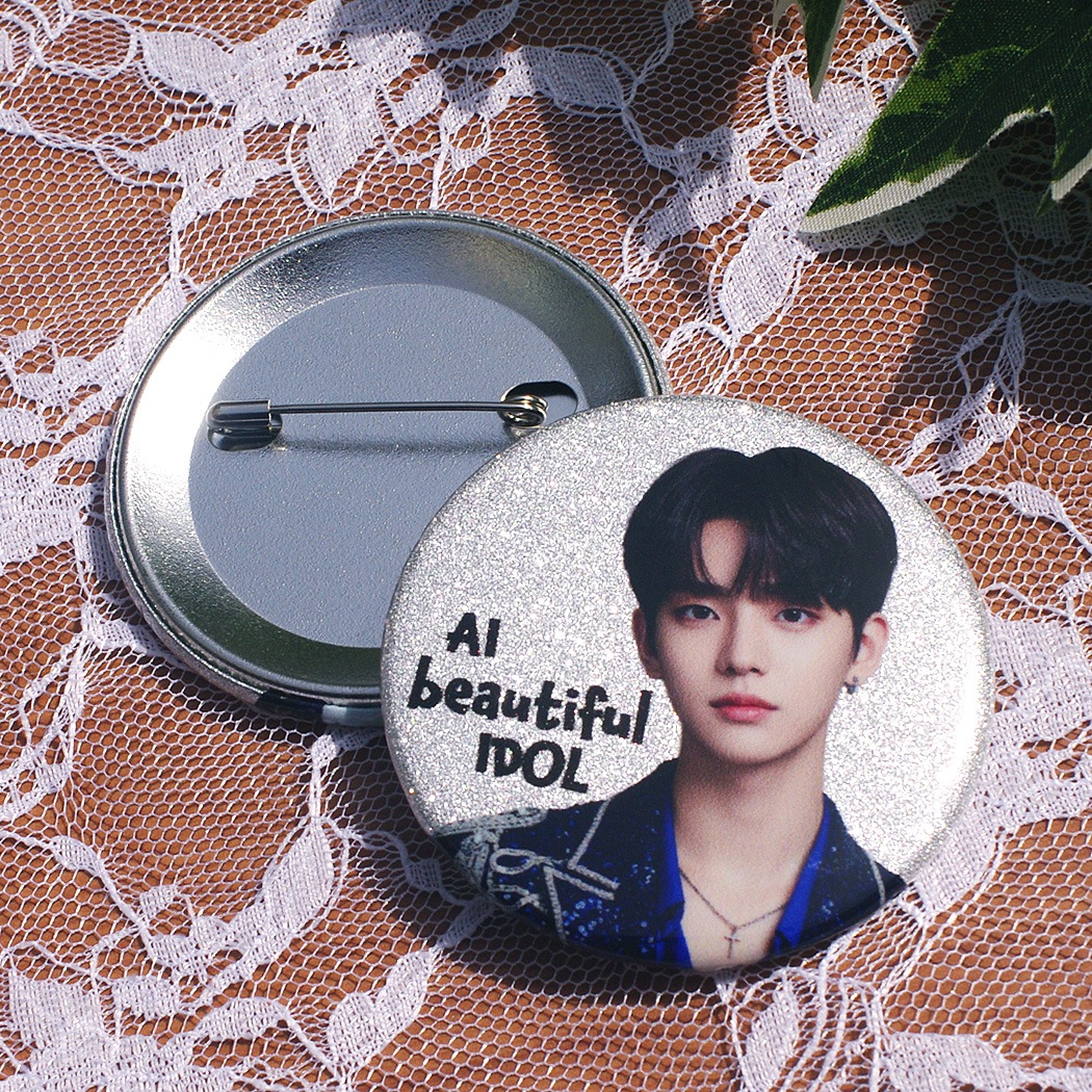 57mmグリッターカンバッジ