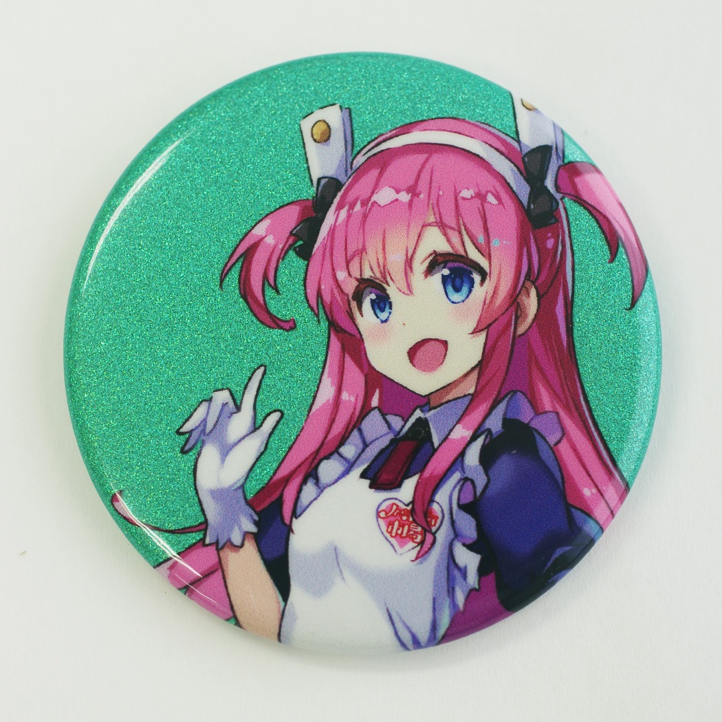 57mmグリッターカンバッジ