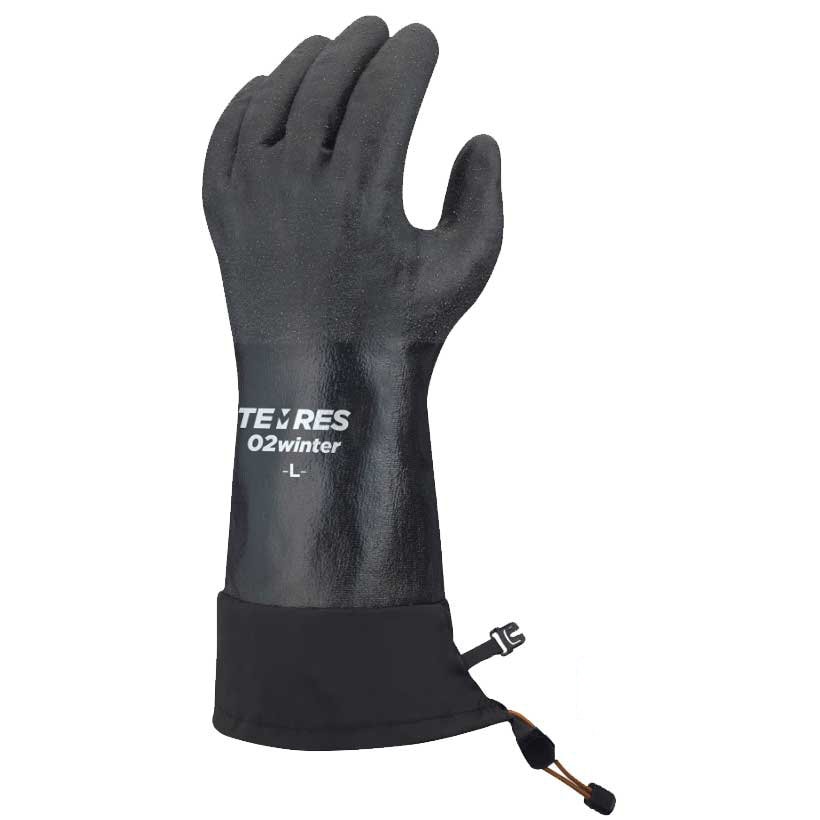 テムレス 02 ウィンター ブラック 黒 防寒 防水 透湿 裏起毛 グローブ 手袋 アウトドア TEMRES 02 WINTER
