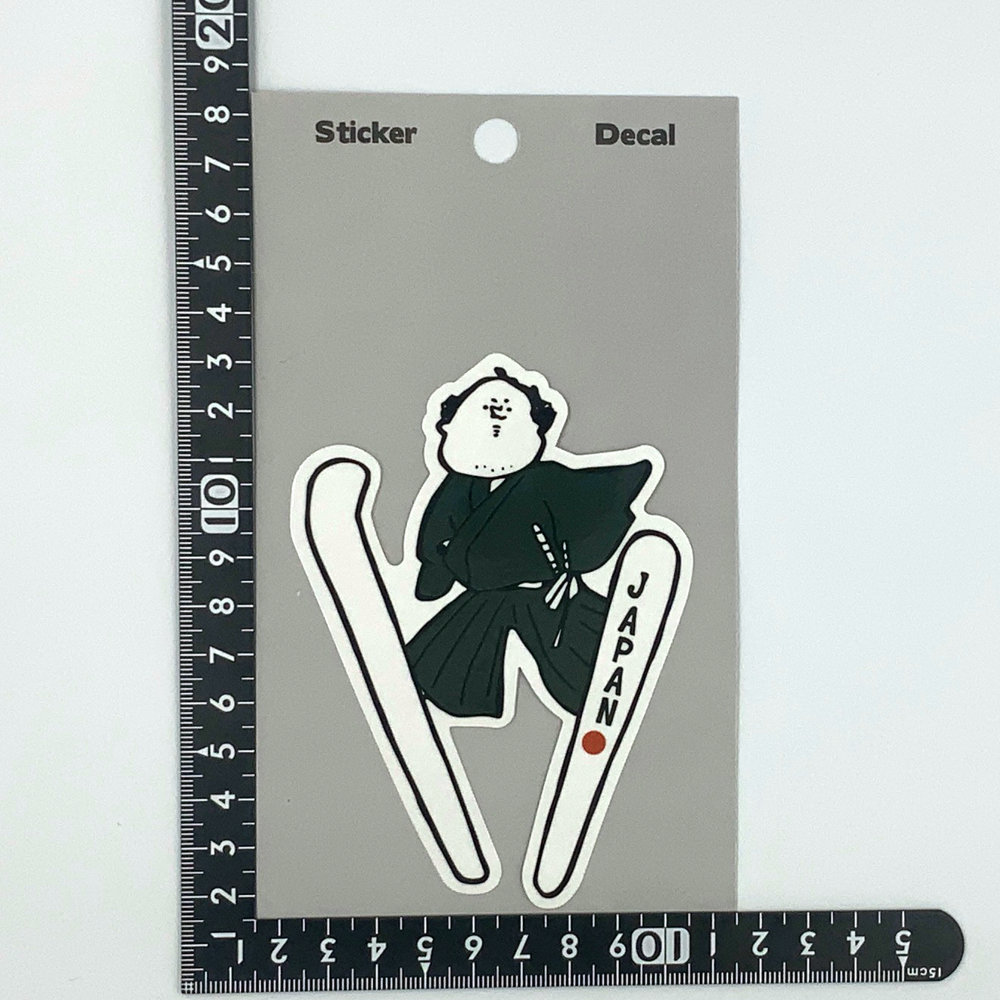 ステッカー スノーボード スキー 車 パソコンなどに サムライ 武士